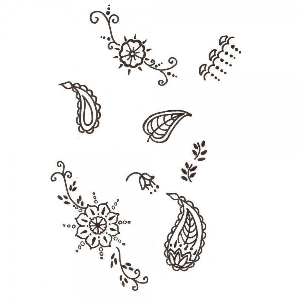 Мехенди узоры для начинающих