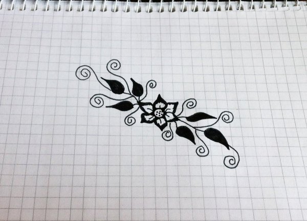 Красивый легкий узор