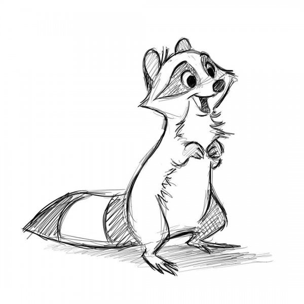 Енот мультяшный