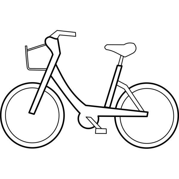 Велосипед раскраска