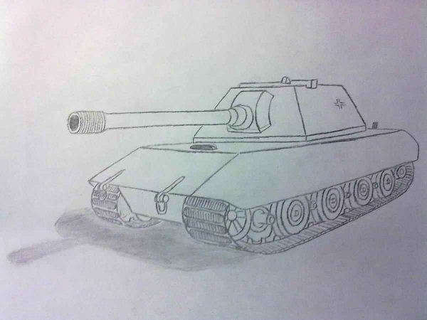 Танк для рисования