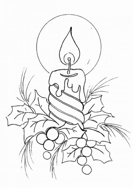 Раскраска новый год для детей