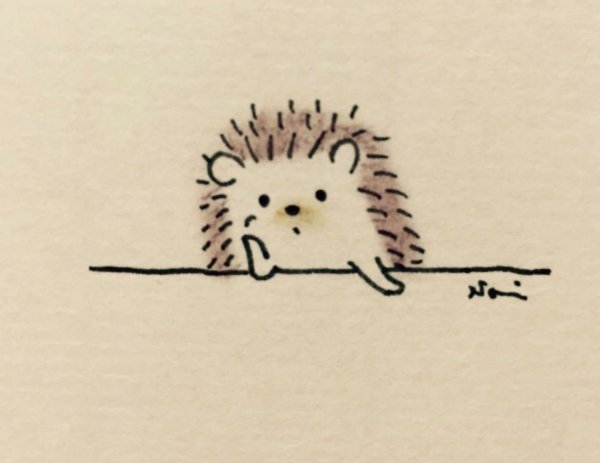 Милый Ёжик арт