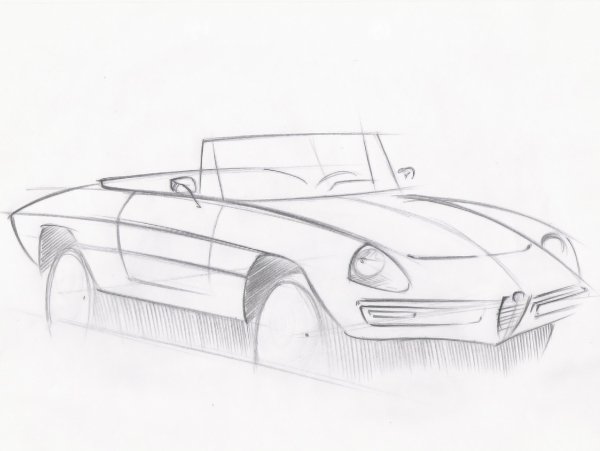 Эскиз машины