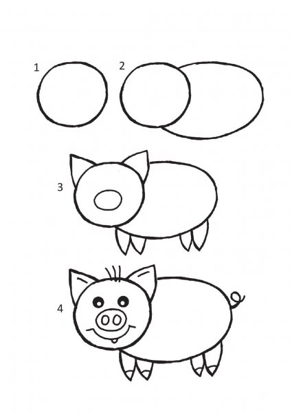 Простые рисунки для срисовывания