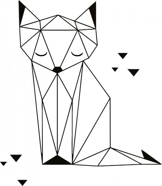 Геометрические животные лёгкие