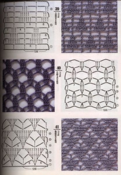 Узоры крючком