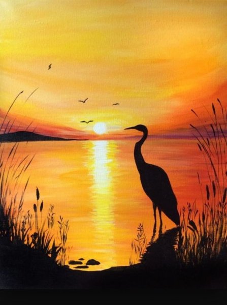 Картина закат