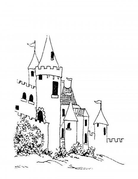 Замок рисунок