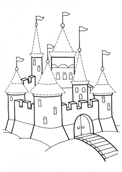 Средневековый замок для детей