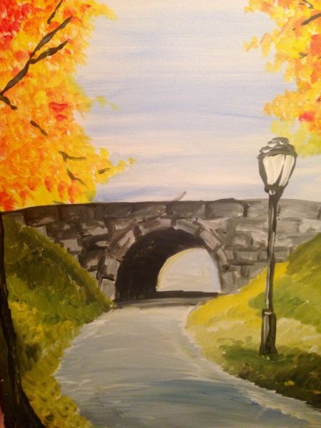 Осенний пейзаж легкий