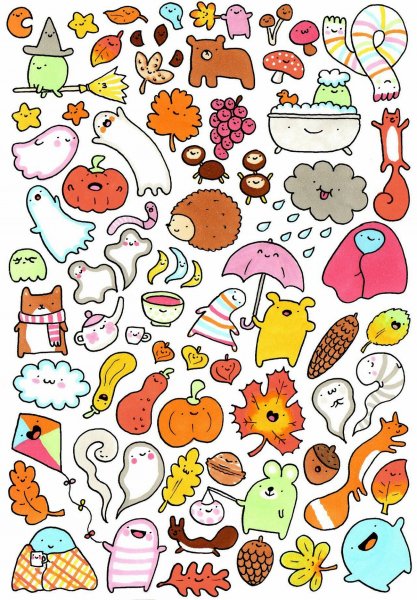 Маленькие рисунки для скетчбука