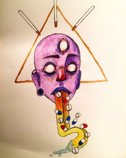 Психоделика карандашом