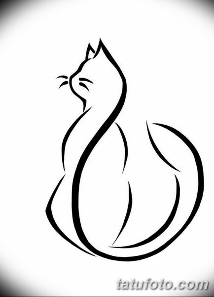 Кошка рисунок