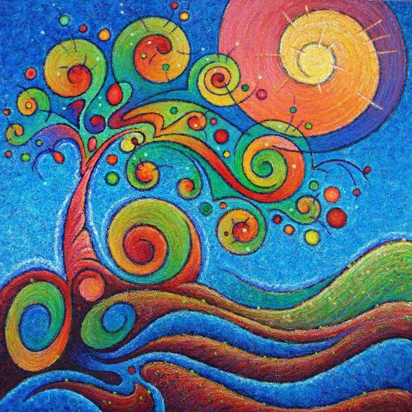 Абстракционизм карандашом