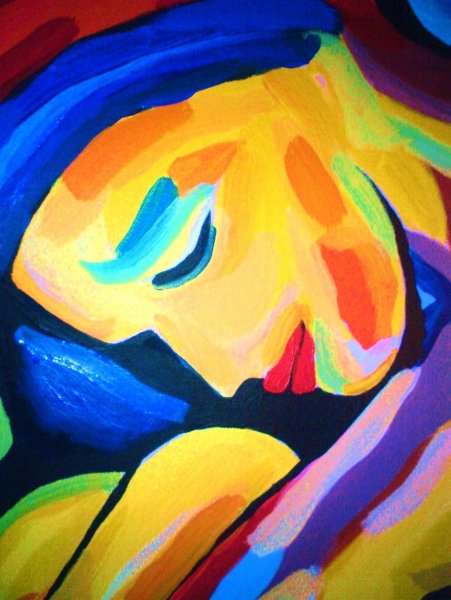 Абстракционизм красками