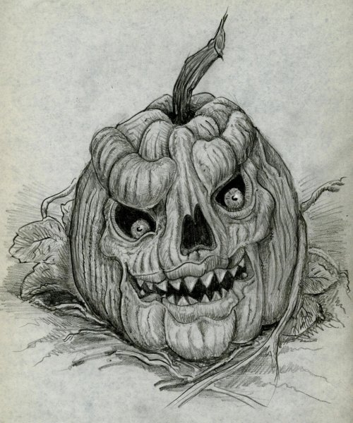 Арты карандашом страшные