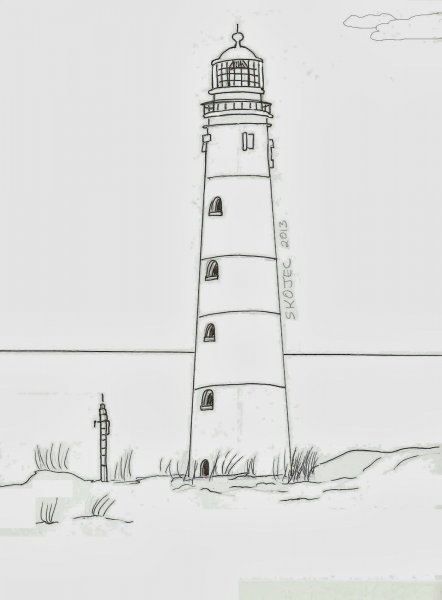 Маяк для срисовки