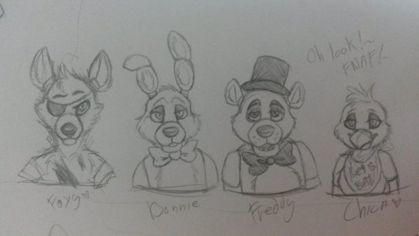 Картинки ФНАФ для срисовки