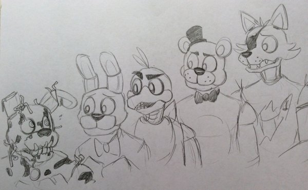 ФНАФ арты для срисовки Фредди