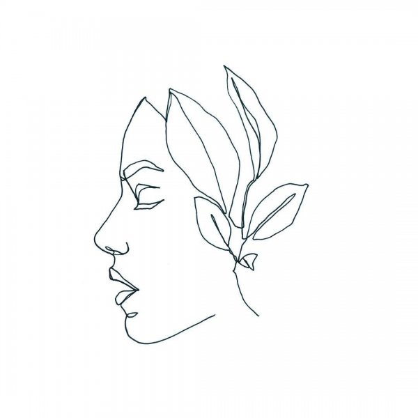 Лица нарисованные одной линией