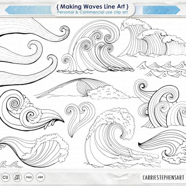 Морской орнамент карандашом