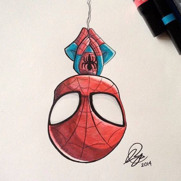 Дэдпул для срисовки