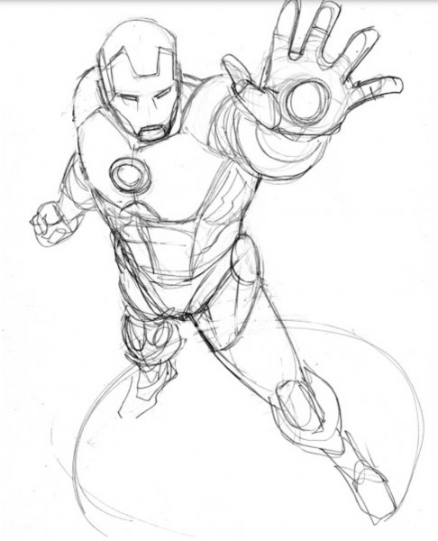 Дэдпул скетч