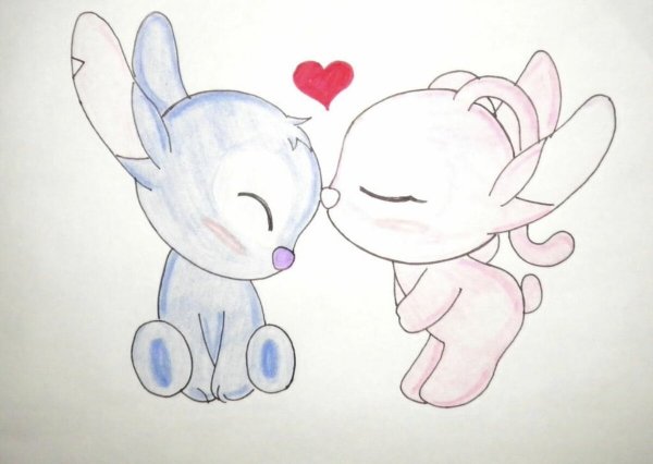 Милые рисунки карандашом