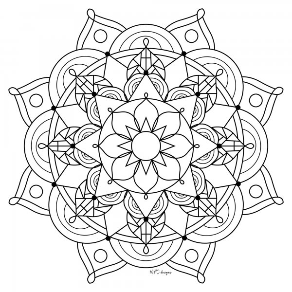 Мандалы несложные