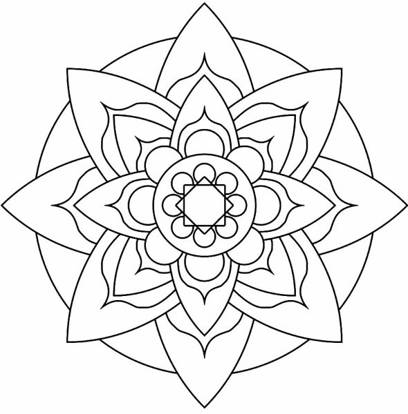 Мандала легкая