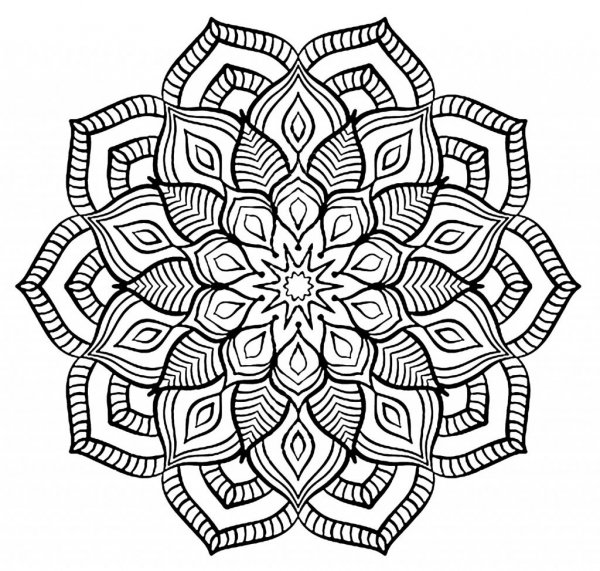 Мандалы несложные