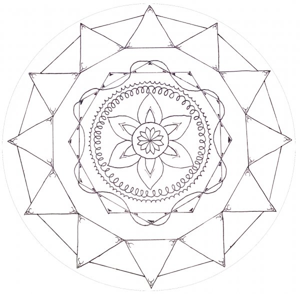 Мандала простая