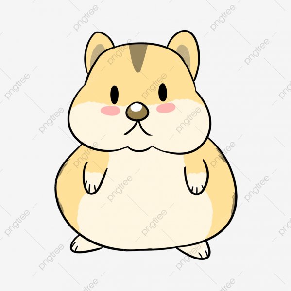 Хомячки мультяшные