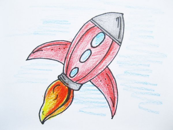 Ракета карандашом