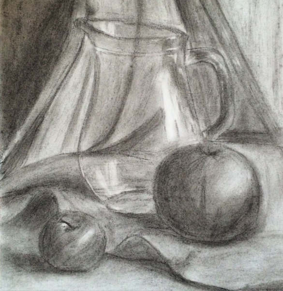 Рисование натюрмортов карандашом