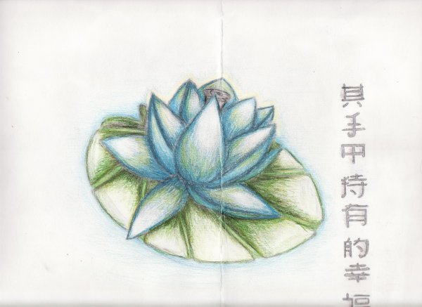 Рисунок лотоса карандашом мастер класс