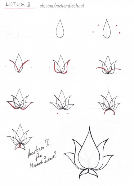 Легкие узоры пошагово