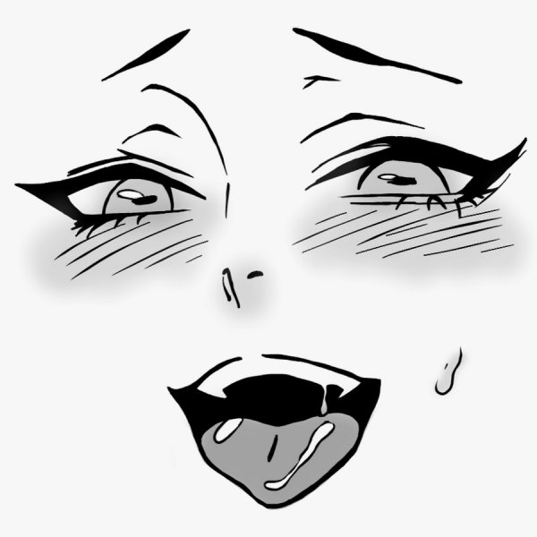 Аниме глаза ахегао