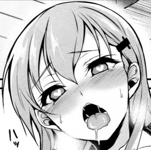 Набросок рисунка ахегао