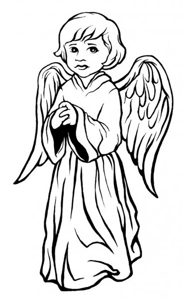 Ангел нарисовать