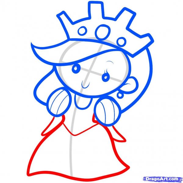 Раскраски королевы и принцессы