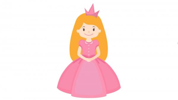 Принцессы Диснея карандашом Рапунцель