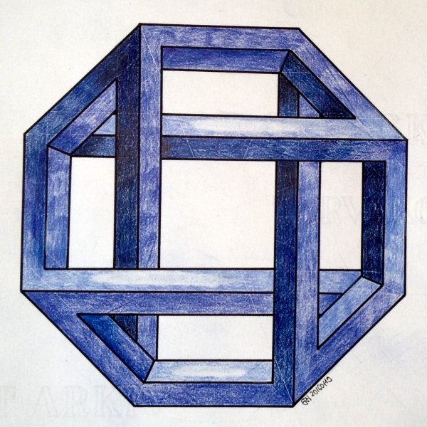 Невозможные геометрические фигуры Эшера