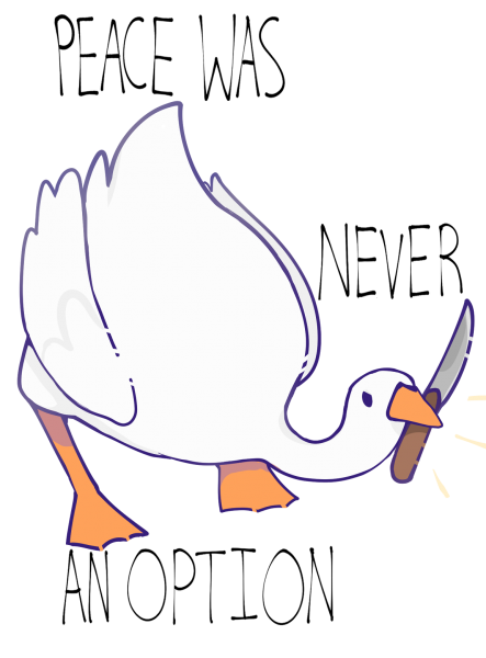 Нарисовать гуся поэтапно