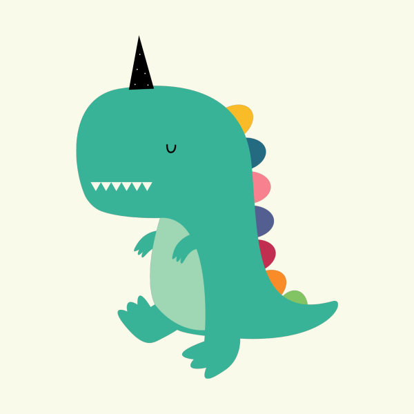 Динозаврик мультяшный