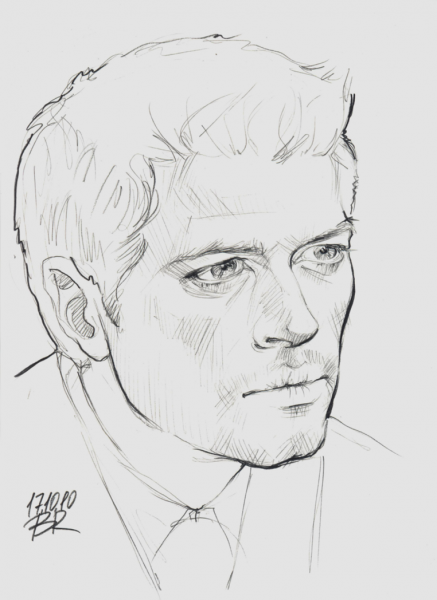 Дин Винчестер сверхъестественное портрет