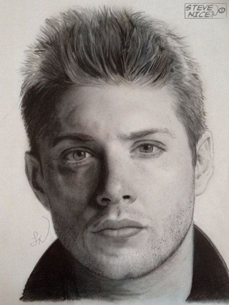 Дин Винчестер скетч