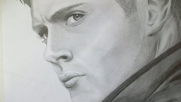 Дин Винчестер рисунок