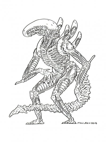 Гигер яйца чужих Наброски